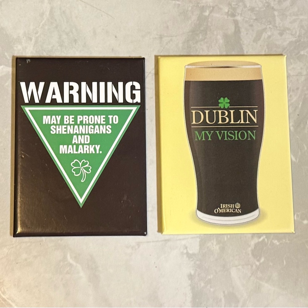 Irish Themed Magnets - Spencer’s 2007